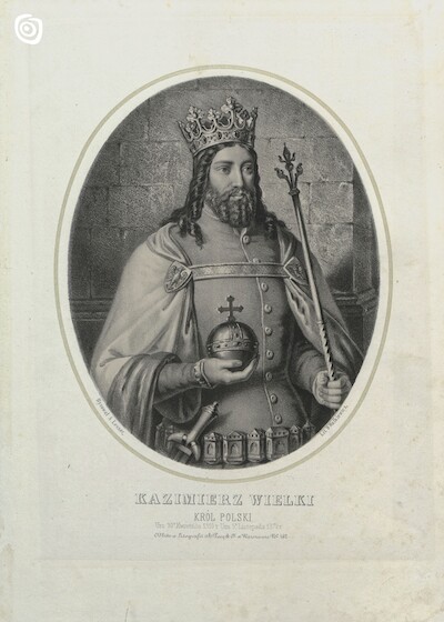 "Kazimierz Wielki", Warszawa, 1860 r.