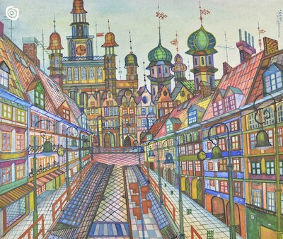 Bez tytułu ["Miasto - Poznań I"], Zygmunt Warczygłowa, 1979 r.