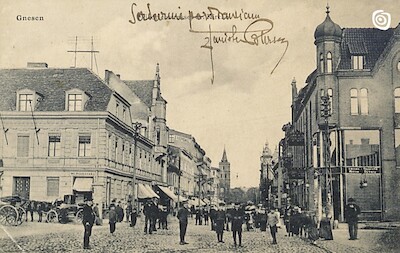 Pocztówka, Gniezno, XIX-XX w.