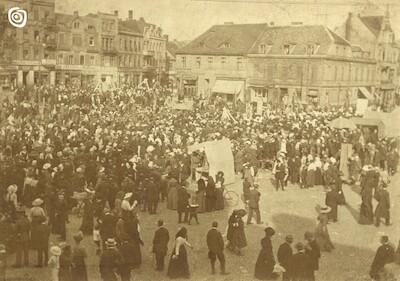 Pocztówka fotograficzna, Gniezno, XIX-XX w.