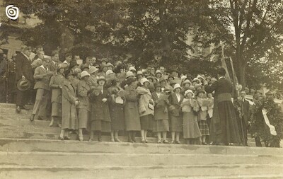 Pocztówka fotograficzna, Gniezno, 1919 r.