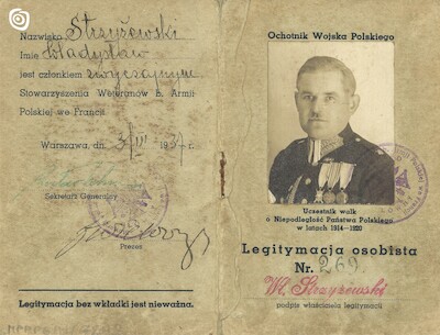 Dokument - Legitymacja, Warszawa, 1931 r.