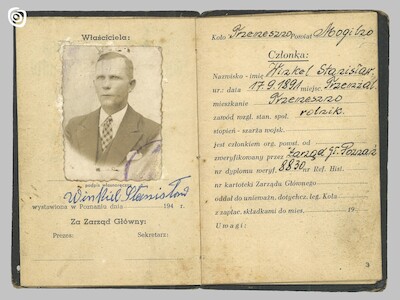 Dokument - Legitymacja, Trzemeszno, 1949 r.