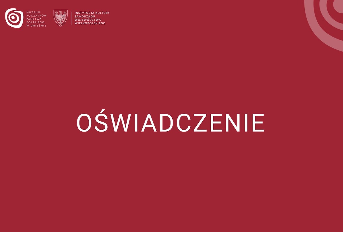 Aktualności - Oświadczenie